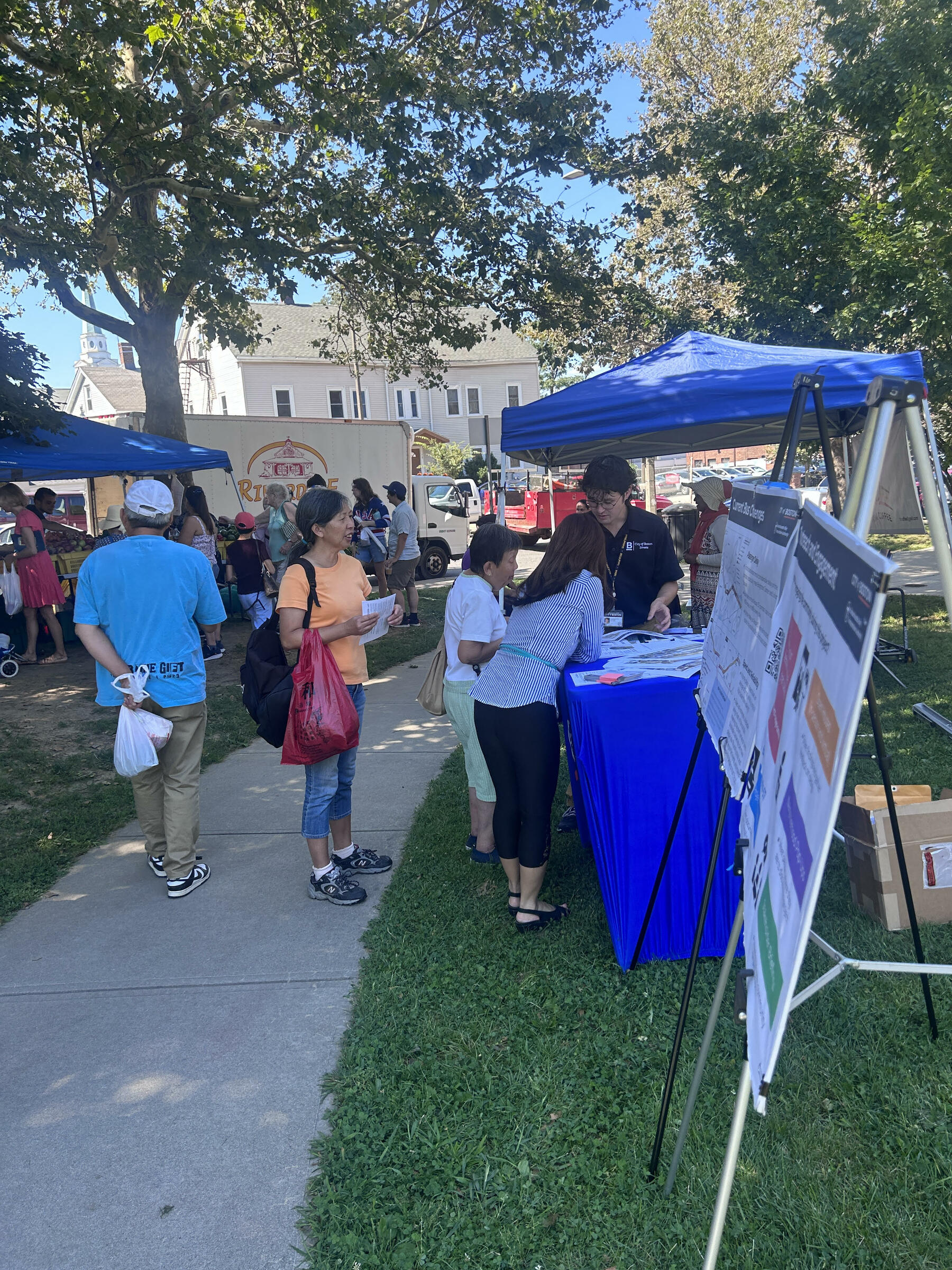 tabling at farmers markets