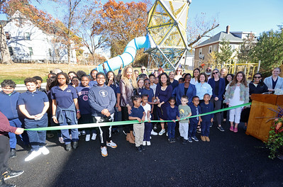 Chittick Schoolyard Ribbon Cutting