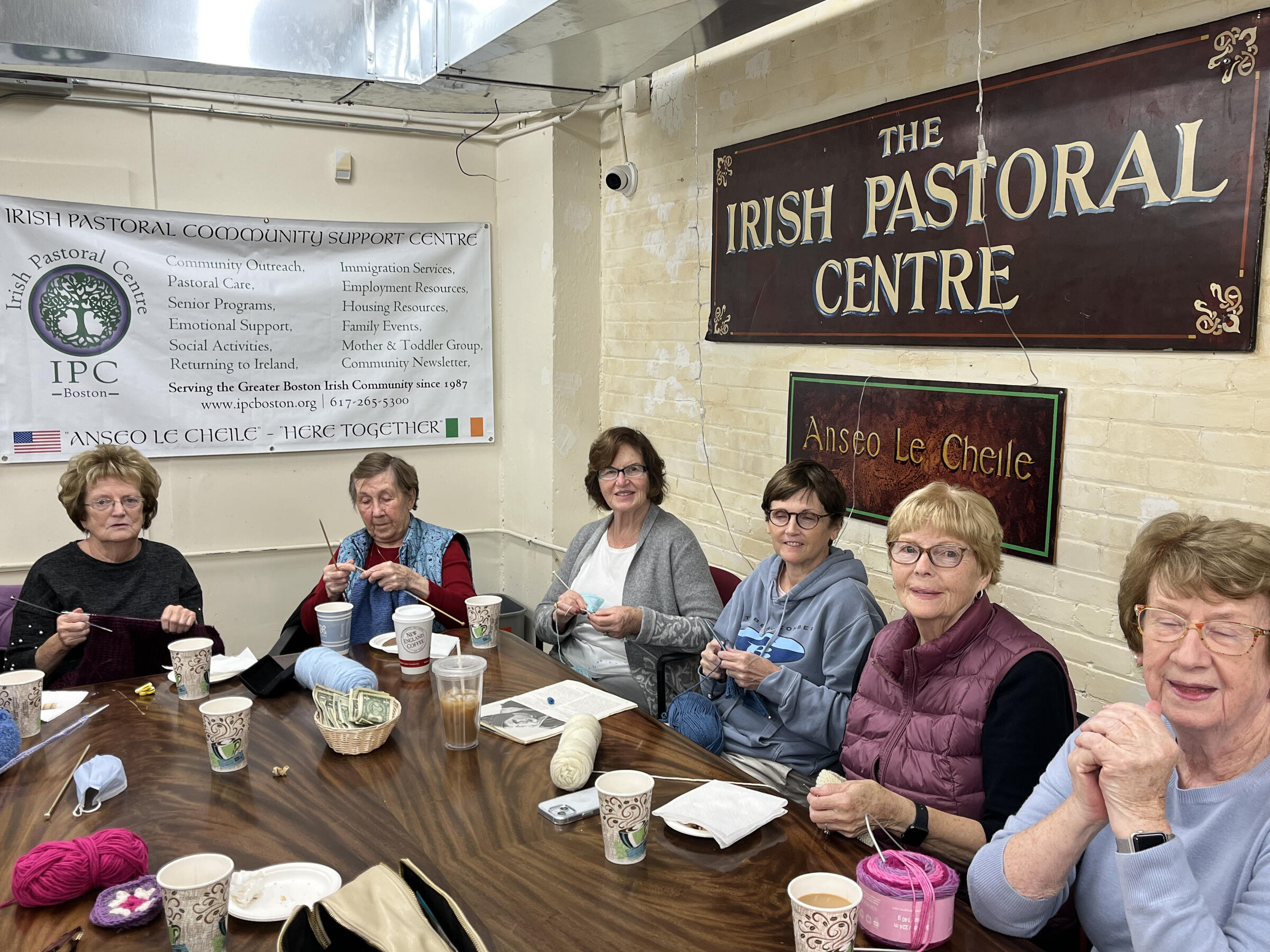 Older adults at the Irish Pastoral Centre.