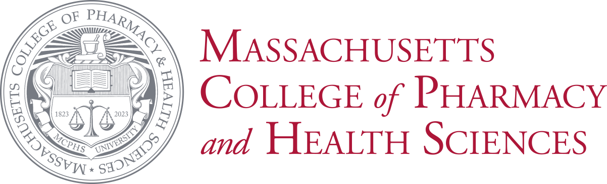 Massachusetts College of Pharmacy and Health Sciences logo.