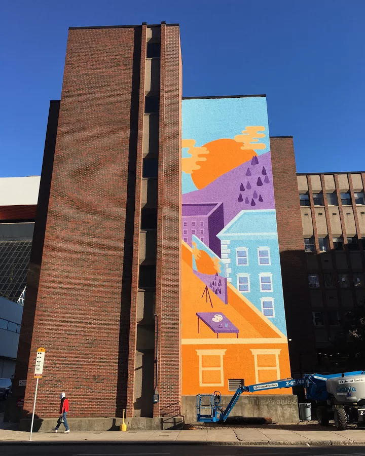 Finland Building mural completed in the South End | Boston.gov