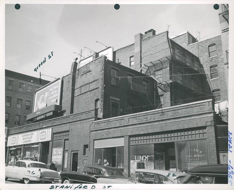 Staniford Street at Green Street. May 9, 1958, Boston Redevelopment Authority photographs