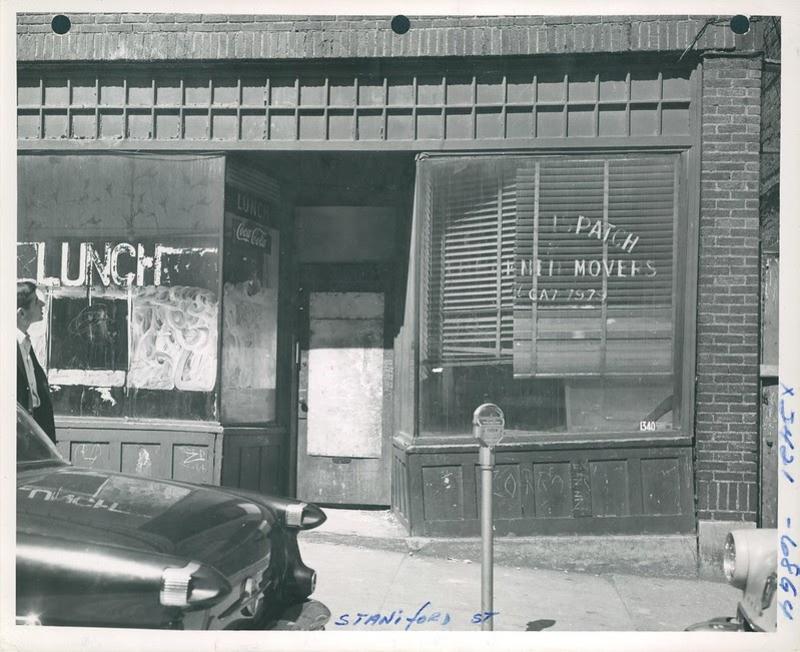 Staniford Street. May 9, 1958. Boston, MA. West End Urban Renewal project, Boston Redevelopment Authority photographs.