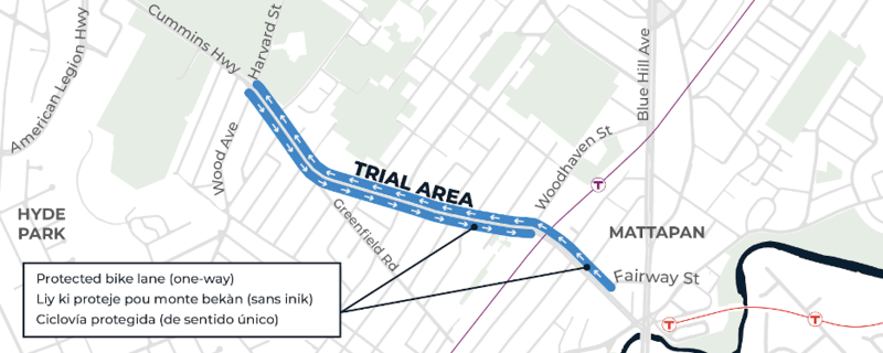 Cummins Highway Trial Map