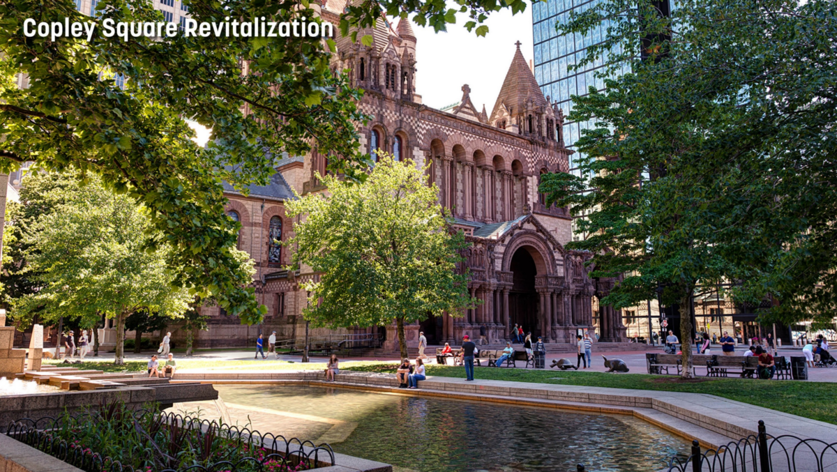 Copley Square revitalization rendering