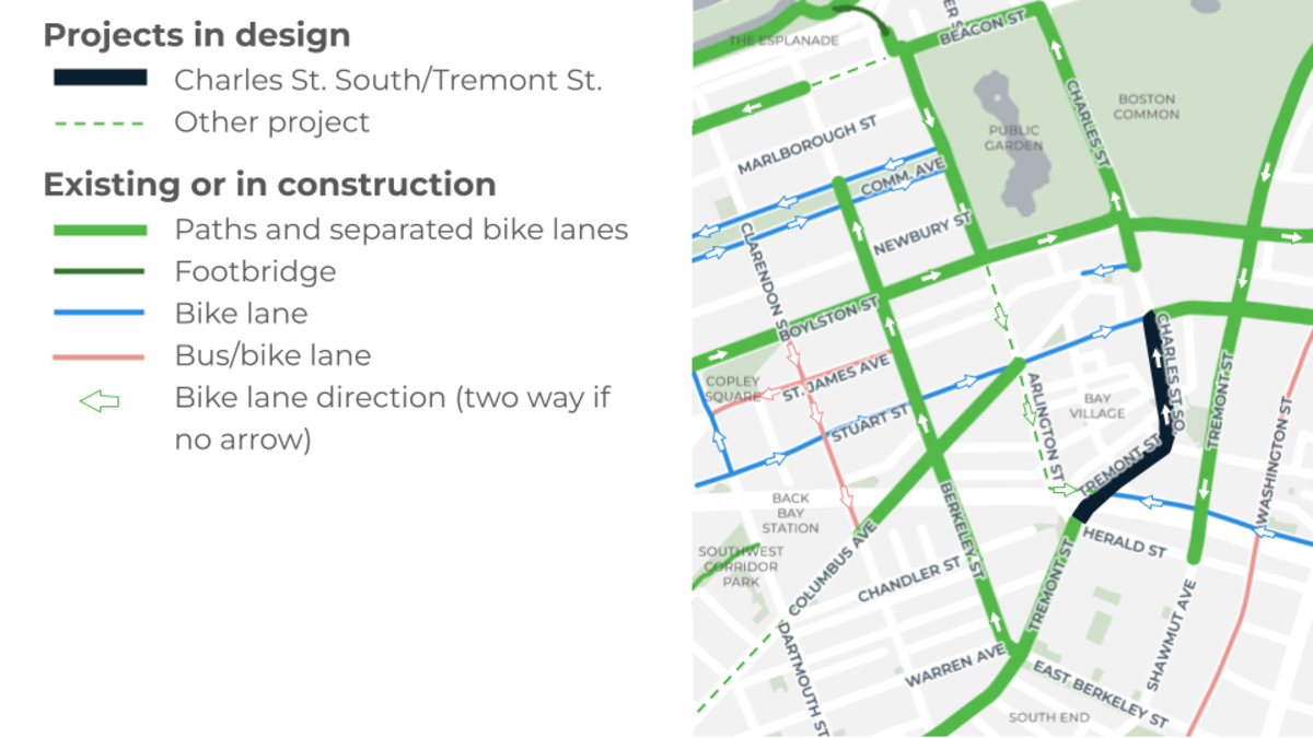 Charles South/Tremont Project Map