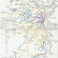 Image for boston elevated map 1930 1