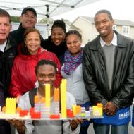 Image for the imagine boston 2030 engagement team with mayor walsh 