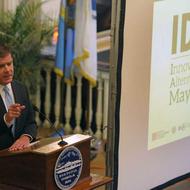 Image for mayor walsh made the announcement at the innovative design alternatives summit (ideas) at faneuil hall 