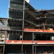 Image for construction at the ferdinand building in dudley square in roxbury 