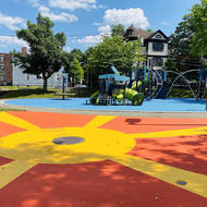 Tillman splash pad in Roxbury