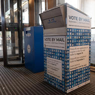 The dropoff box at City Hall