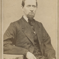 1858 Carte de Visite of Henry McGlenen (from Boston Athenaeum)