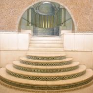 Interior steps of the Ayer Mansion 