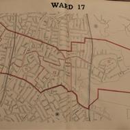 Ward 3 map, 1921 Ward and Precinct Maps, Boston City Archives