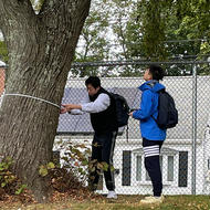 BU Students at Ross Playground