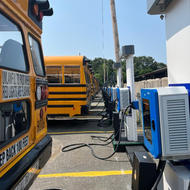 500+ Of BPS’ 750 Buses Run on Either Electric Power or Propane Gas