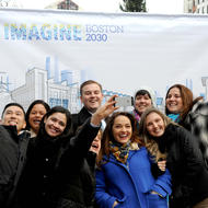 Image for imagine boston selfie