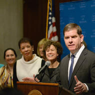 Image for mayor walsh wage gap press conference 