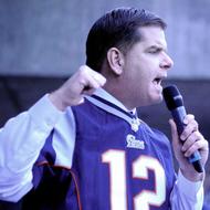 Image for mayor walsh super bowl send off (2014)