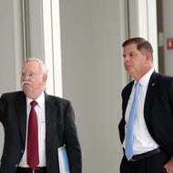 Image for mayor martin walsh joins boston university officials and rajen kilachand for the official ribbon cutting to celebrate the opening of the rajen kilachand center for integrated life sciences and engineering at boston university 