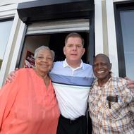 Image for mayor walsh with seniors